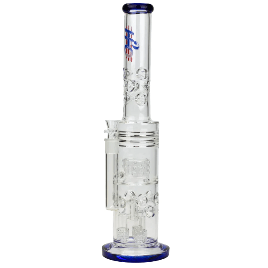 H2O Glass Quad Perc Bubbler Tube-19"-Airdrie Vape & Bong Shop - Airdrie Vape SuperStore & Bong Shop H2O Glass Quad Perc Bubbler Tube-19"-Airdrie Vape & Bong Shop - Airdrie Vape SuperStore & Bong Shop