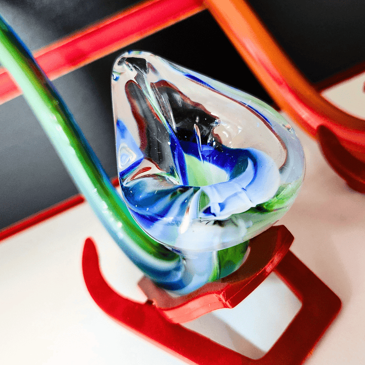 Heady Glass Calla Lily Glass Pipe-7" Airdrie Vape SuperStore and Bong Shop Alberta Canada