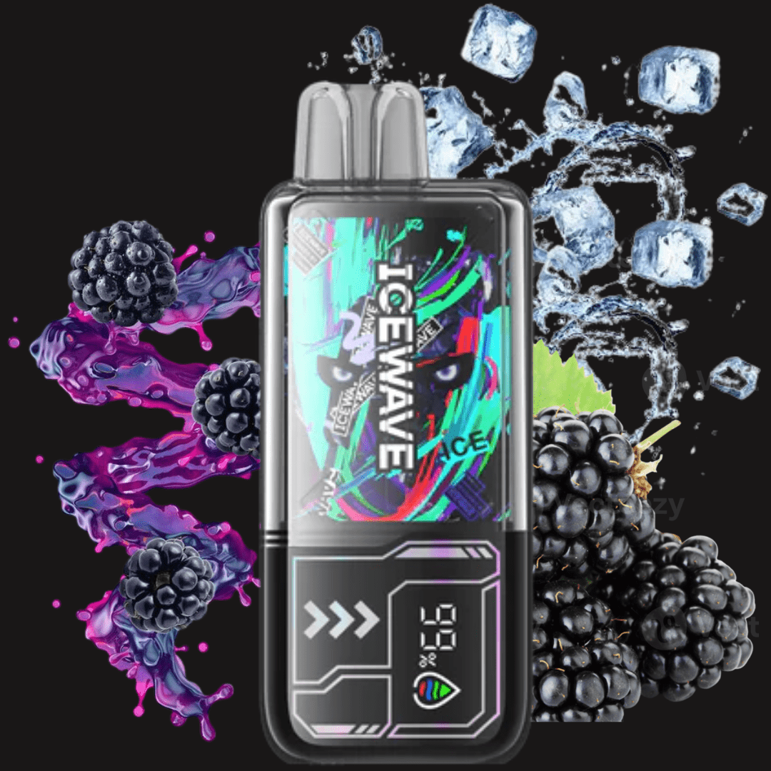 Icewave X8500 Disposable Vape-Blackberry Ice 20mg Airdrie Vape SuperStore and Bong Shop Alberta Canada