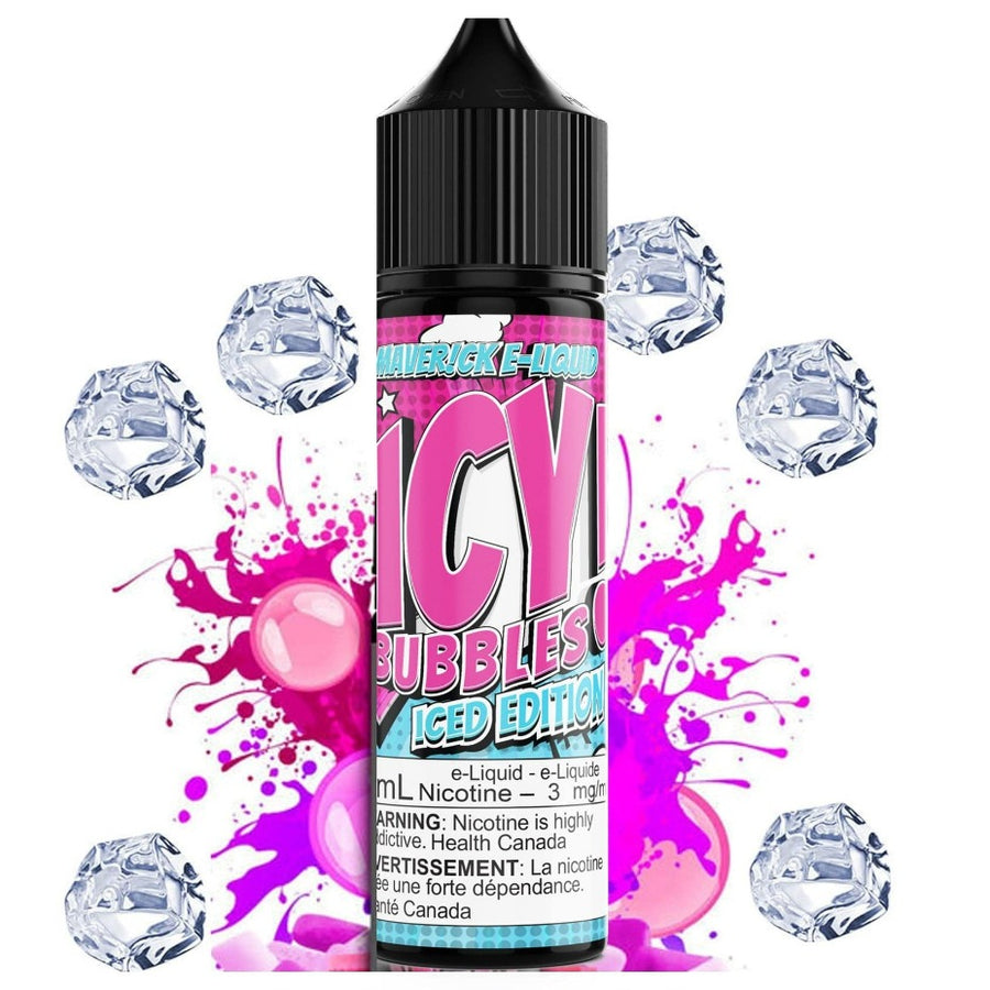 Icy Bubbles by Maverick E-Liquid 60ml / 3mg Airdrie Vape SuperStore and Bong Shop Alberta Canada
