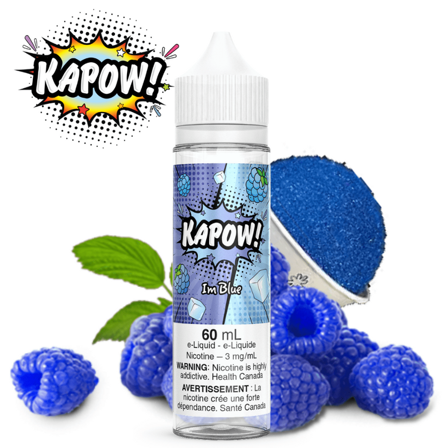 Im Blue by Kapow E-Liquid 60ml / 3mg Airdrie Vape SuperStore and Bong Shop Alberta Canada
