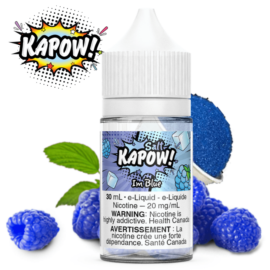 Im Blue Salt by Kapow E-liquid 30ml / 12mg Airdrie Vape SuperStore and Bong Shop Alberta Canada