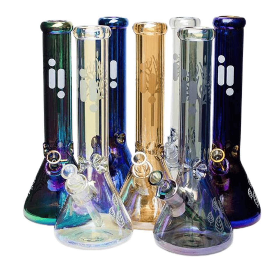 Infyniti 7mm Metallic Tree Of Life Beaker 18" Blue Purple Airdrie Vape SuperStore and Bong Shop Alberta Canada