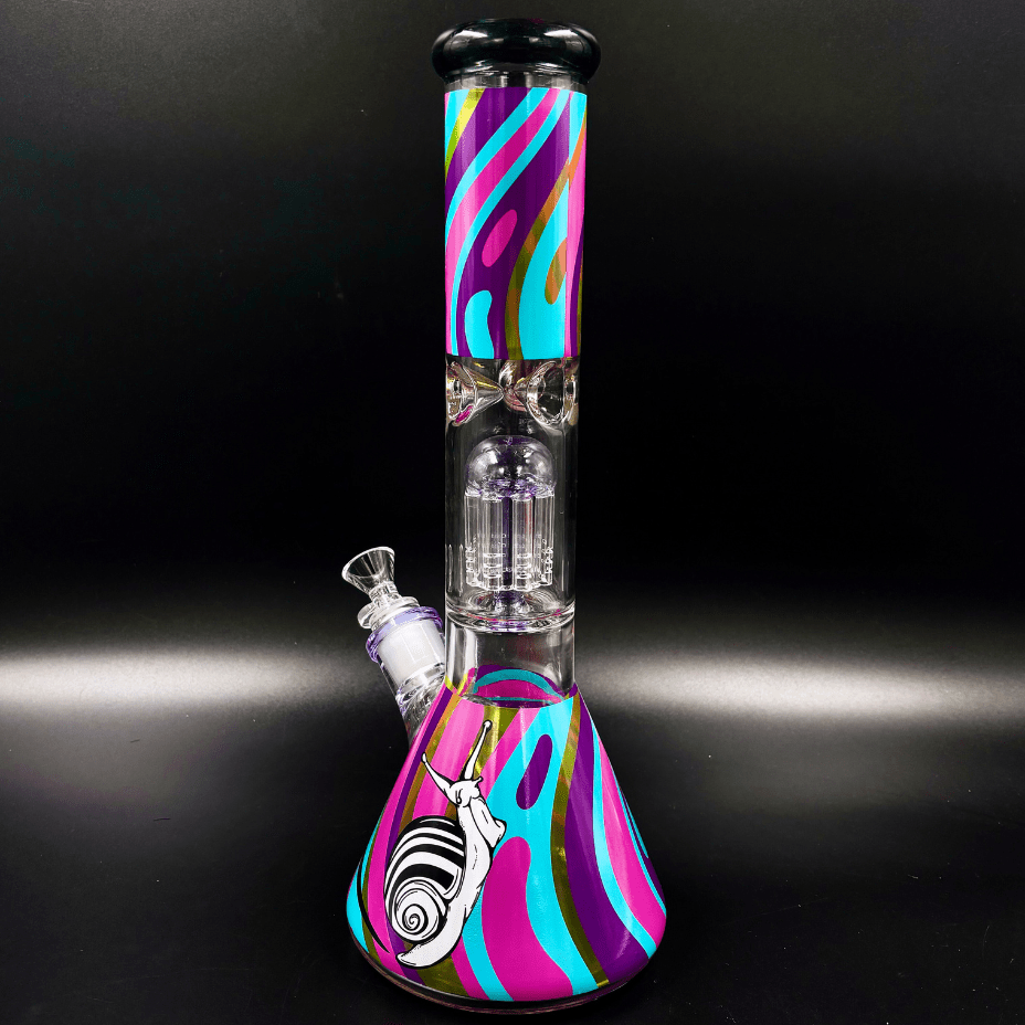 Infyniti Untamed 7mm Snail Beaker w/ Tree Perc 14" Airdrie Vape SuperStore and Bong Shop Alberta Canada