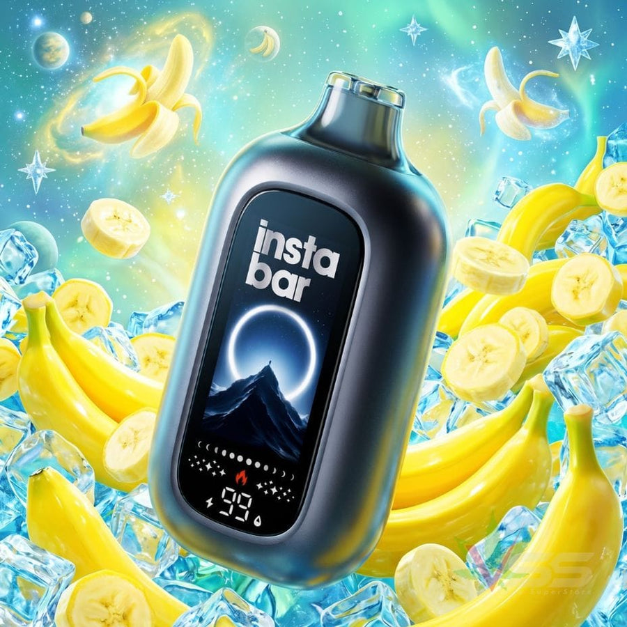Insta Bar 120K Disposable Vape - Banana Ice 120000 / 20mg Airdrie Vape SuperStore and Bong Shop Alberta Canada
