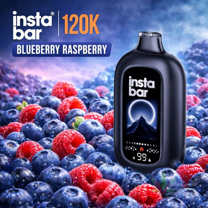 Insta Bar 120K Disposable Vape - Blueberry Raspberry 120000 / 20mg Airdrie Vape SuperStore and Bong Shop Alberta Canada