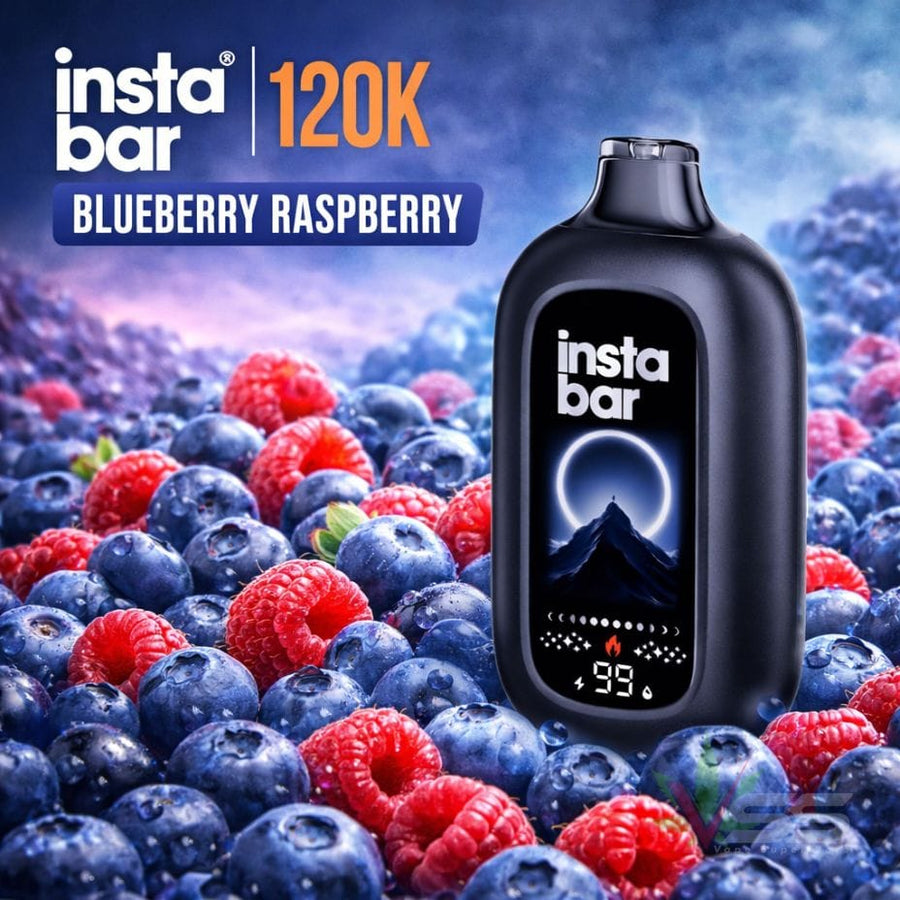 Insta Bar 120K Disposable Vape - Blueberry Raspberry 120000 / 20mg Airdrie Vape SuperStore and Bong Shop Alberta Canada