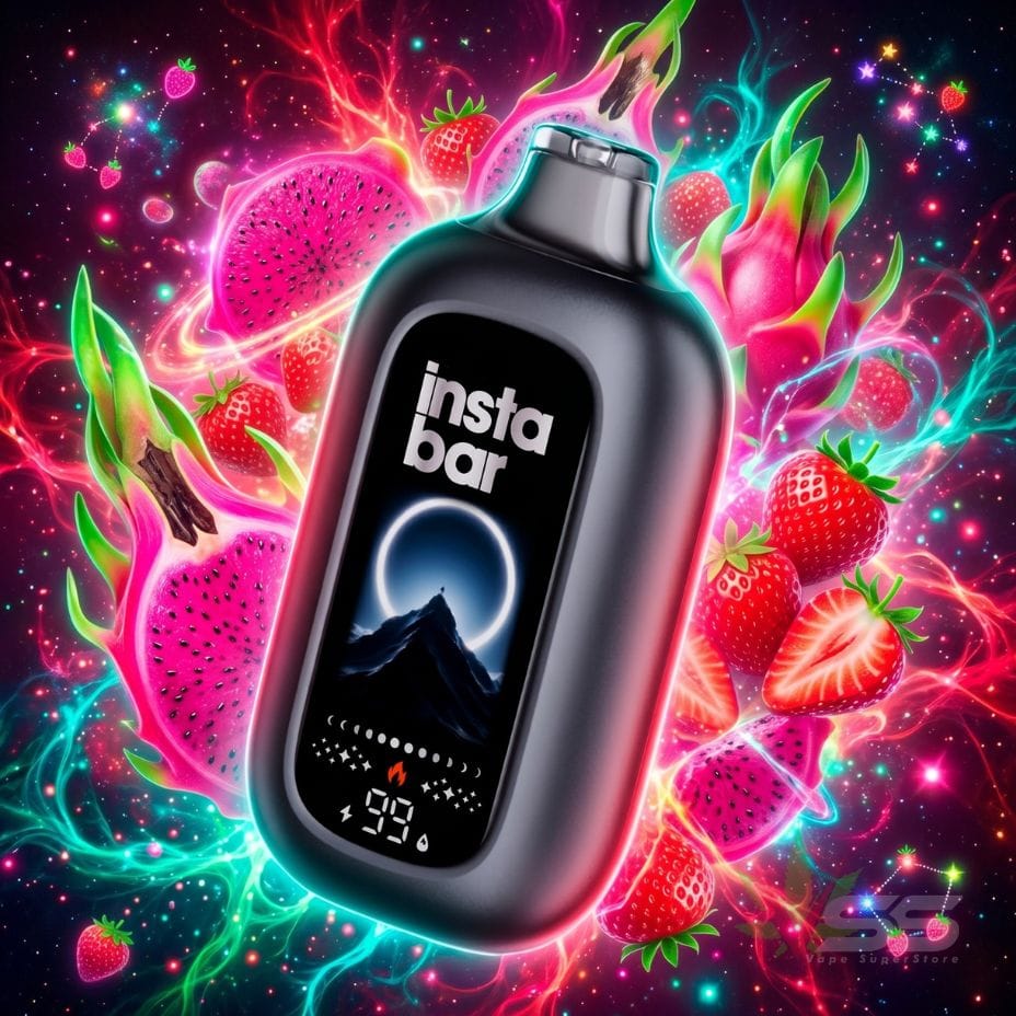 Insta Bar 120K Disposable Vape - Dragonfruit Strawberry 120000 / 20mg Airdrie Vape SuperStore and Bong Shop Alberta Canada