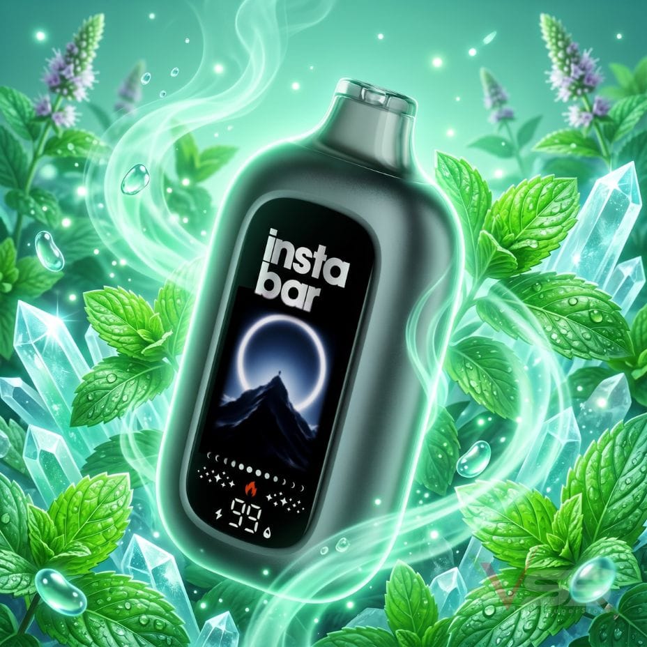 Insta Bar 120K Disposable Vape - Mint 120000 / 20mg Airdrie Vape SuperStore and Bong Shop Alberta Canada