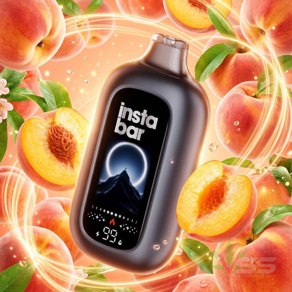 Insta Bar 120K Disposable Vape - Peach G 120000 / 20mg Airdrie Vape SuperStore and Bong Shop Alberta Canada