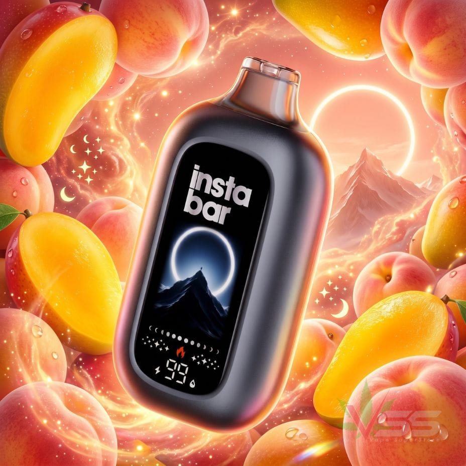 Insta Bar 80K Disposable Vape - Peach Mango Ice 120000 / 20mg Airdrie Vape SuperStore and Bong Shop Alberta Canada