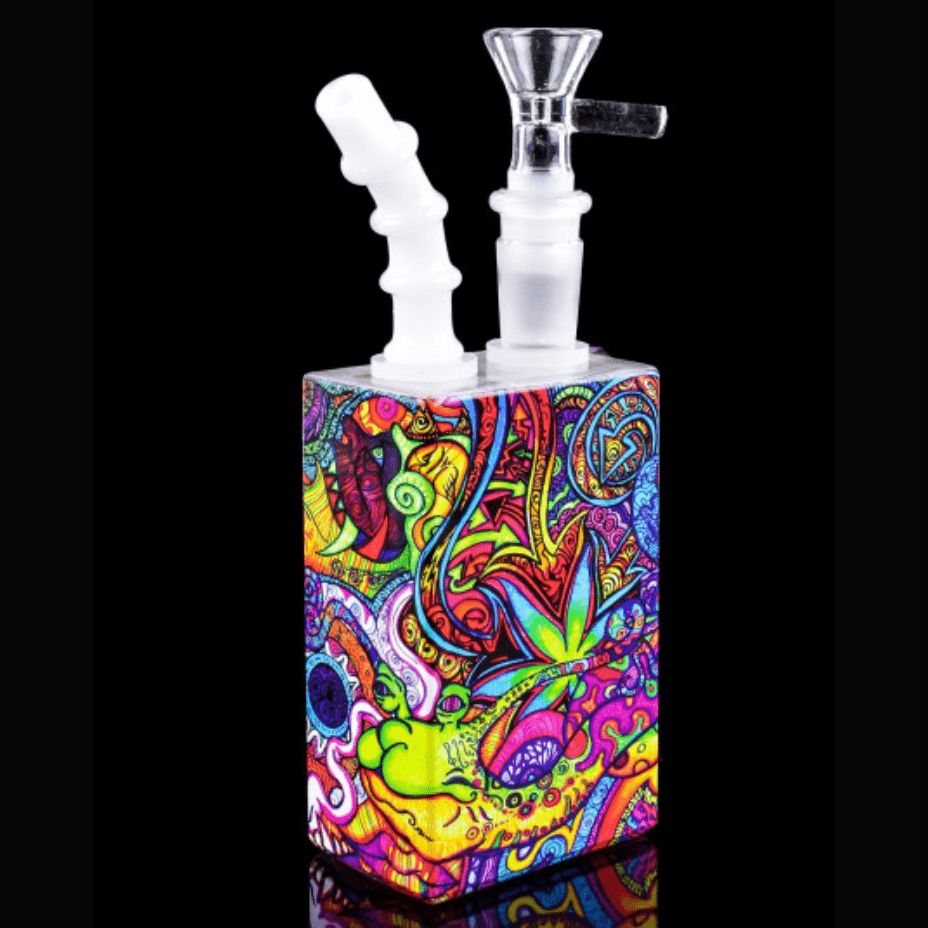 Retro Glass Juice Box Bong 4.5" in Alberta Canada - Airdrie Vape SuperStore & Bong Shop Retro Glass Juice Box Bong 4.5" in Alberta Canada - Airdrie Vape SuperStore & Bong Shop