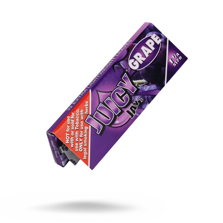 Juicy Jay's Grape Flavoured Rolling Papers 1 1/4 1¼ / Grape Airdrie Vape SuperStore and Bong Shop Alberta Canada