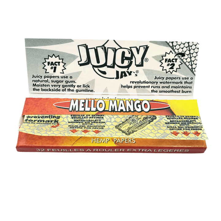Juicy Jay's Juicy Jay's Green Mello Mango Rolling Papers 1 1/4 1¼ / Mello Mango Juicy Jay's Green Mello Mango Rolling Papers-Airdrie Vape SuperStore 