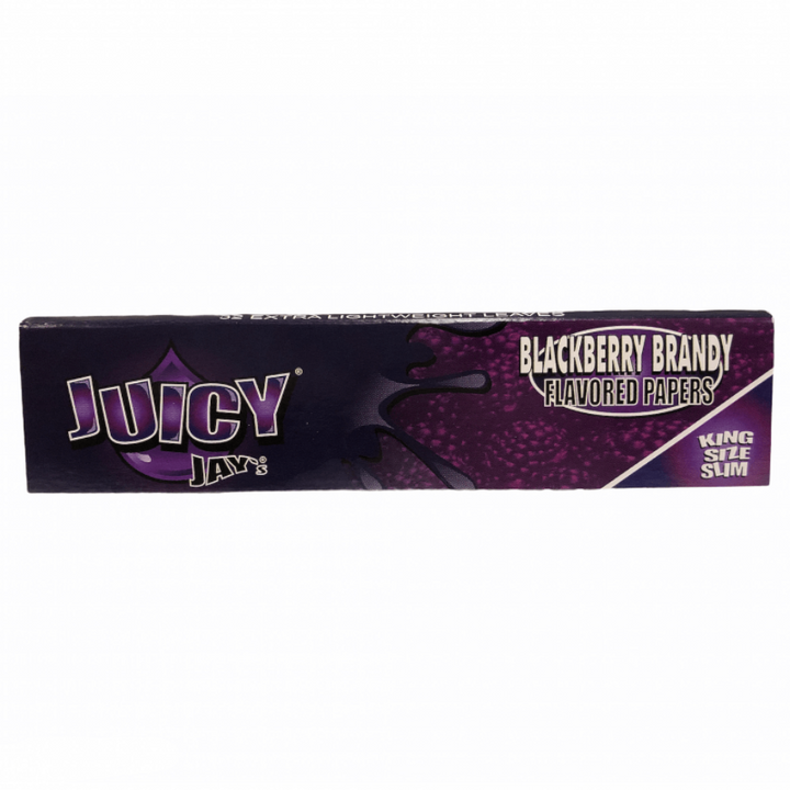 Juicy Jay's Juicy Jay's King Size Rolling Papers Blackberry Brandy Juicy Jay's King Size Rolling Papers-Airdrie Vape SuperStore 