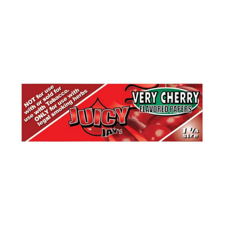 Juicy Jay's Juicy Jay's Very Cherry Flavoured Rolling Papers 1 1/4 1¼ / Very Cherry Juicy Jay's Very Cherry Rolling Papers 1 1/4"-Airdrie Vape SuperStore 