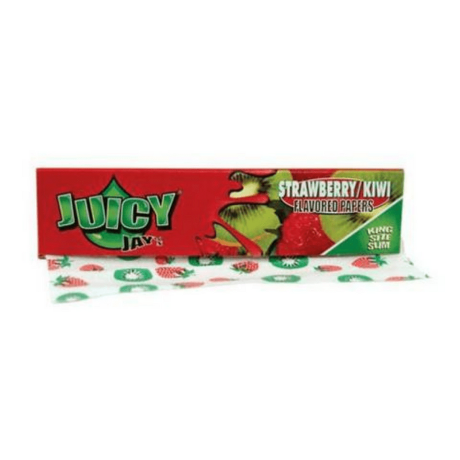 Juicy Jay's Strawberry Kiwi Flavoured Rolling Papers 1 1/4 1¼ / Strawberry Kiwi Airdrie Vape SuperStore and Bong Shop Alberta Canada