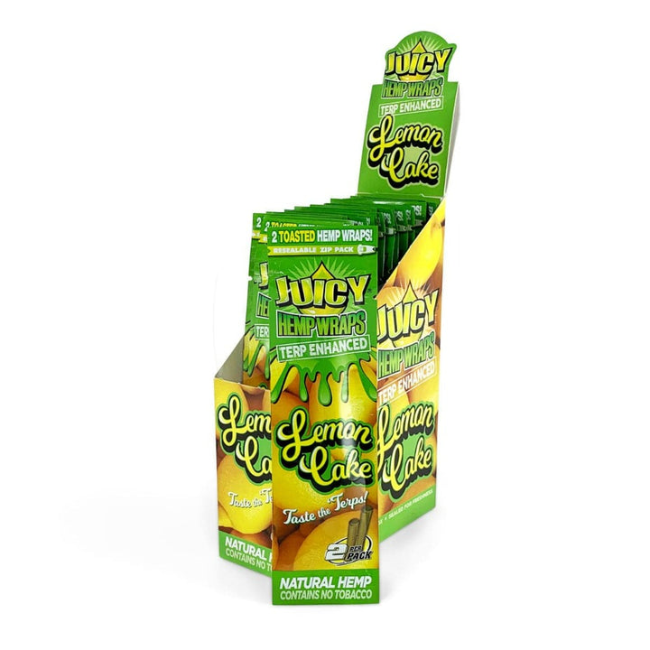 Juicy Jay Terp Enhanced Hemp Wraps 1/pkg / Lemon Cake Airdrie Vape SuperStore and Bong Shop Alberta Canada