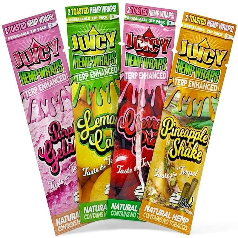 Juicy Jay Terp Enhanced Hemp Wraps 1pkg / Cherry Pie Airdrie Vape SuperStore and Bong Shop Alberta Canada