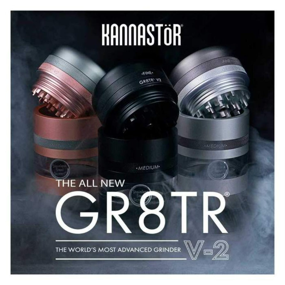 Kannastor GR8TR V2 Series Herb Grinder-Airdrie Vape SuperStore, AB - Airdrie Vape SuperStore & Bong Shop Kannastor GR8TR V2 Series Herb Grinder-Airdrie Vape SuperStore, AB - Airdrie Vape SuperStore & Bong Shop