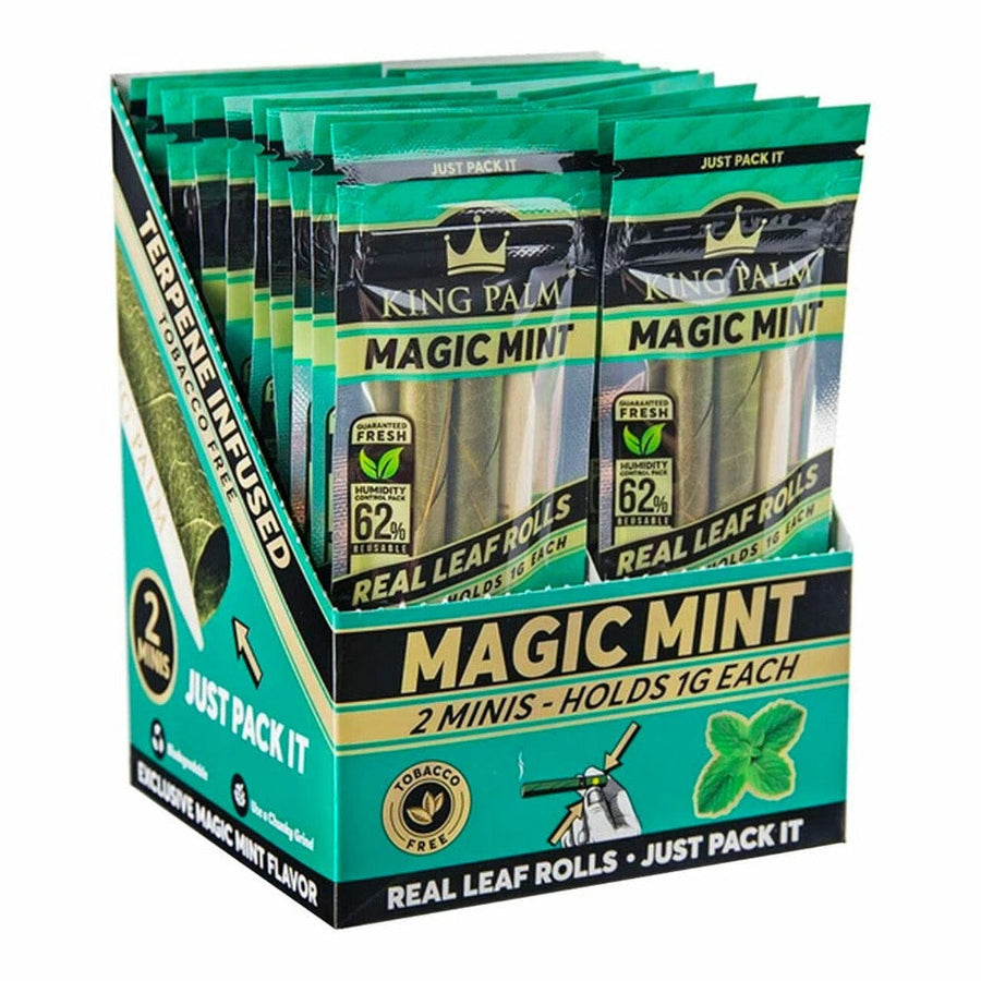 King Palm Mini Pre-Rolls-Magic Mint 2/pkg / Magic Mint Airdrie Vape SuperStore and Bong Shop Alberta Canada
