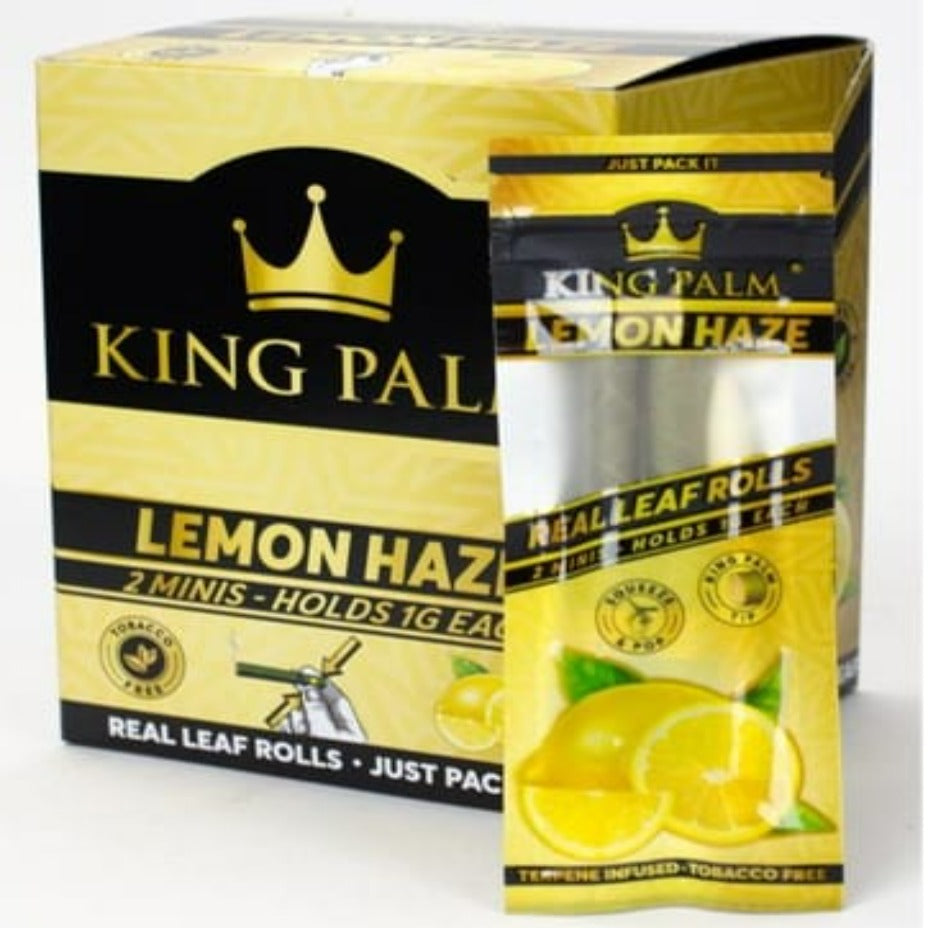 King Palm2 Mini Pre-Roll Lemon Haze Airdrie Vape SuperStore and Bong Shop Alberta Canada