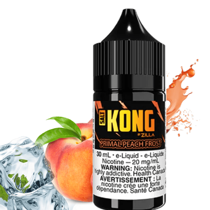 Kong Salt by Zilla-Primal Peach Frost Airdrie Vape SuperStore and Bong Shop Alberta Canada