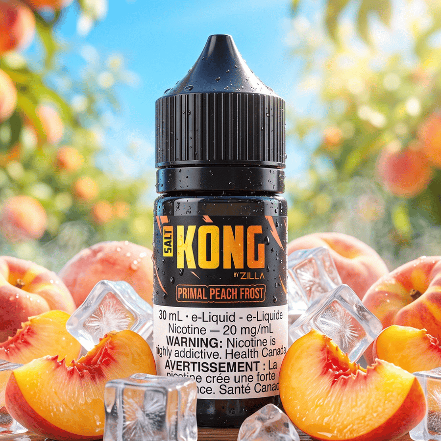 Kong Salt by Zilla-Primal Peach Frost Airdrie Vape SuperStore and Bong Shop Alberta Canada