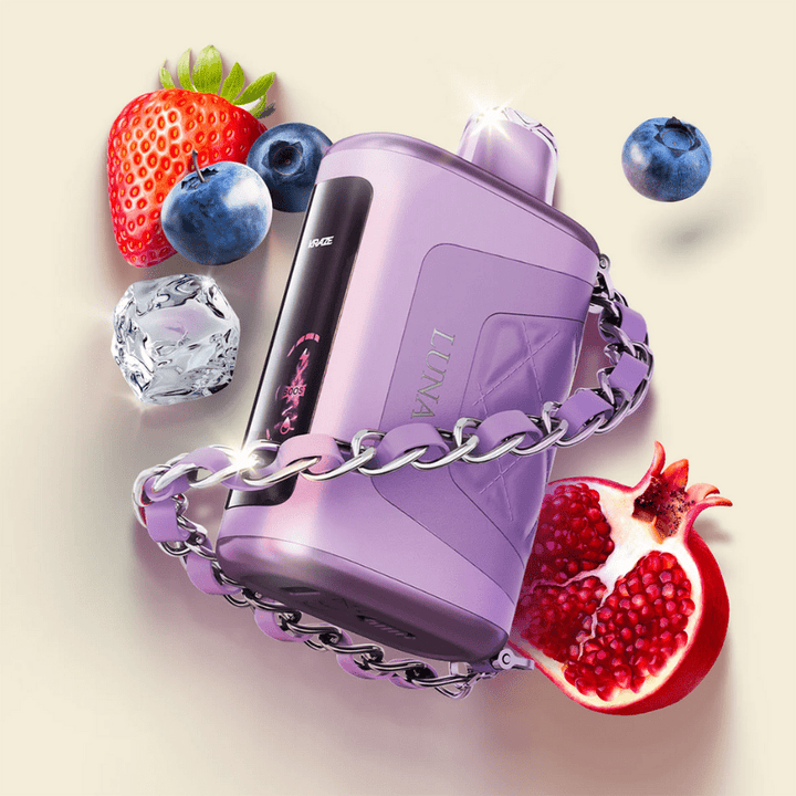 Kraze Luna Disposable Vape-Blueberry Strawberry Pomegranate Ice Airdrie Vape SuperStore and Bong Shop Alberta Canada