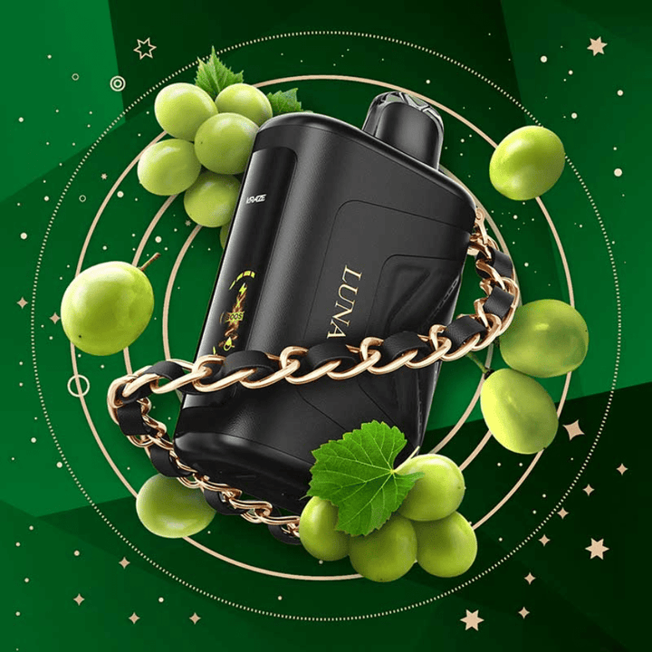 Kraze Luna Disposable Vape-Emerald Green Grape Airdrie Vape SuperStore and Bong Shop Alberta Canada