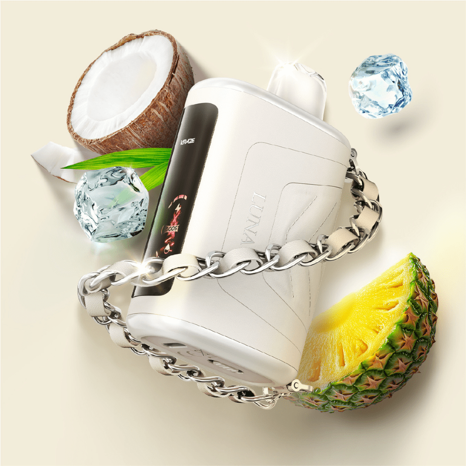 Kraze Luna Disposable Vape-Pristine Pina Colada Ice in Airdrie AB - Airdrie Vape SuperStore & Bong Shop Kraze Luna Disposable Vape-Pristine Pina Colada Ice in Airdrie AB - Airdrie Vape SuperStore & Bong Shop