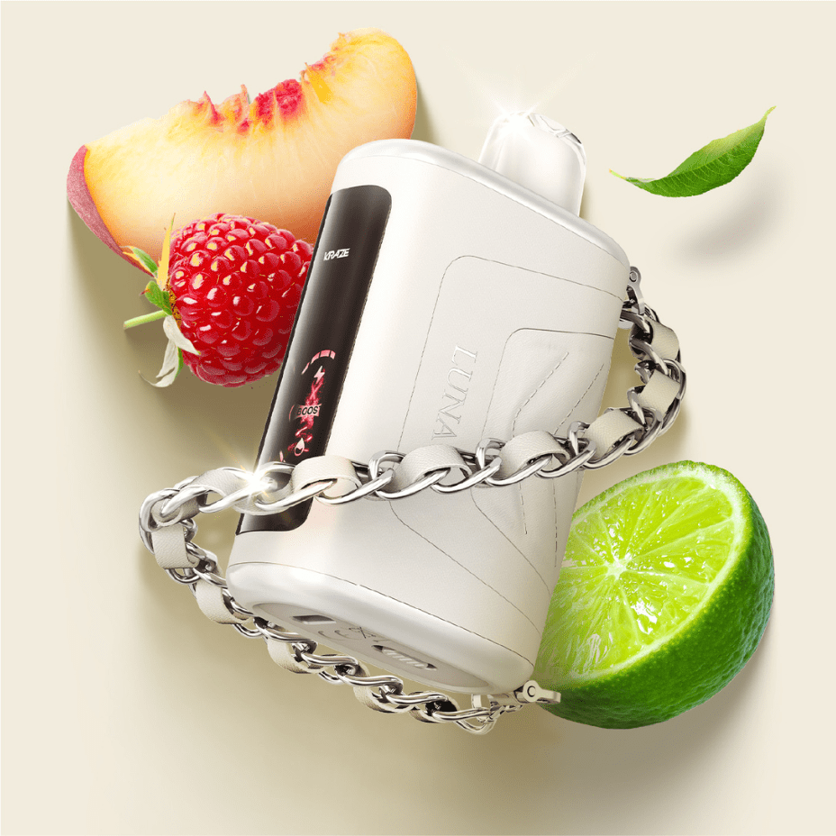 Kraze Luna Disposable Vape-White Peach Razz Lime Airdrie Vape SuperStore and Bong Shop Alberta Canada