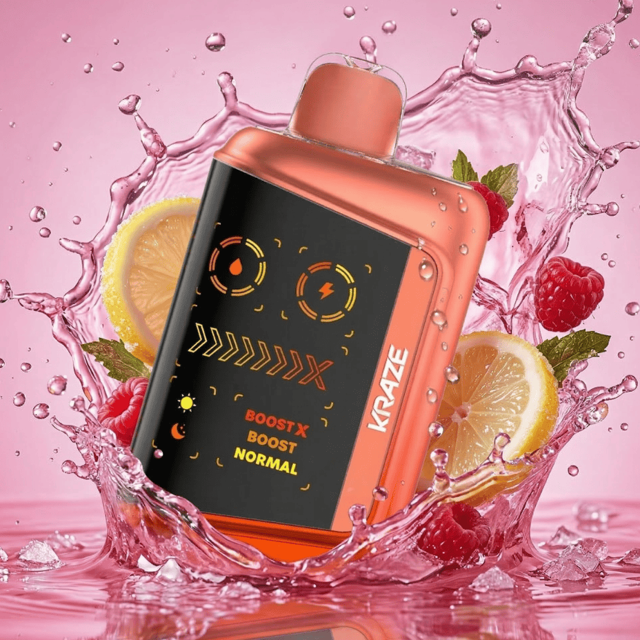 Kraze Mega X 48K Disposable Vape - Punch Series Pink Lemon KO Ice Airdrie Vape SuperStore and Bong Shop Alberta Canada