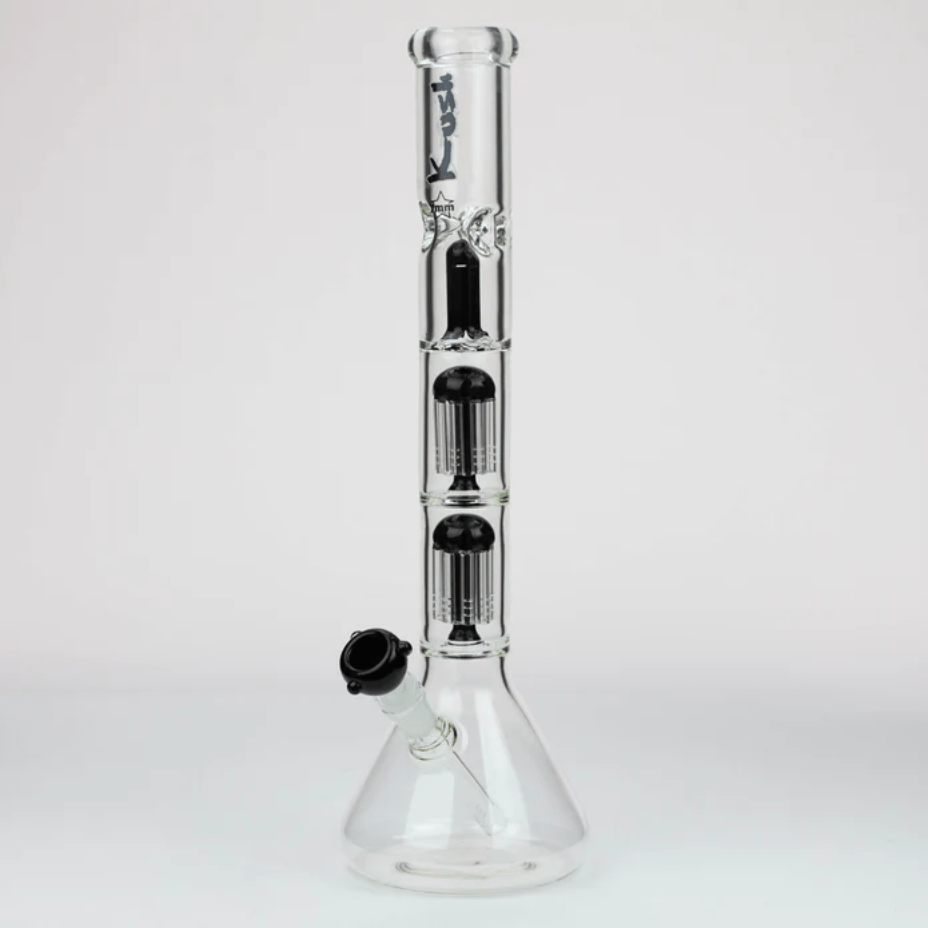Kush Glass 7mm Dual Tree Perc Beaker 18"-Airdrie Vape SuperStore AB - Airdrie Vape SuperStore & Bong Shop Kush Glass 7mm Dual Tree Perc Beaker 18"-Airdrie Vape SuperStore AB - Airdrie Vape SuperStore & Bong Shop