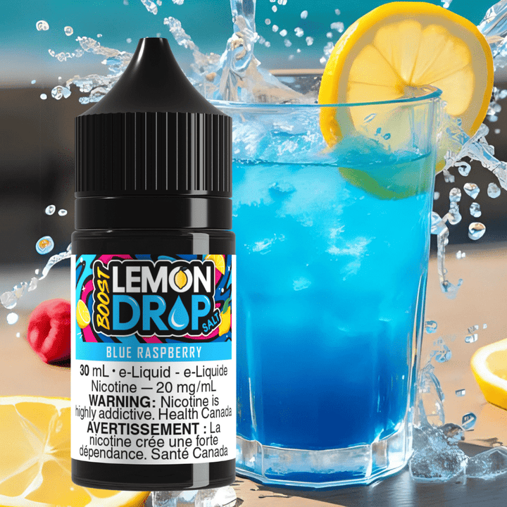 Lemon Drop Boost Salt - Blue Raspberry Airdrie Vape SuperStore and Bong Shop Alberta Canada
