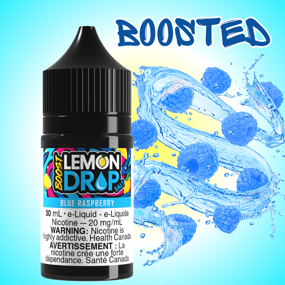 Lemon Drop Boost Salt - Blue Raspberry Airdrie Vape SuperStore and Bong Shop Alberta Canada
