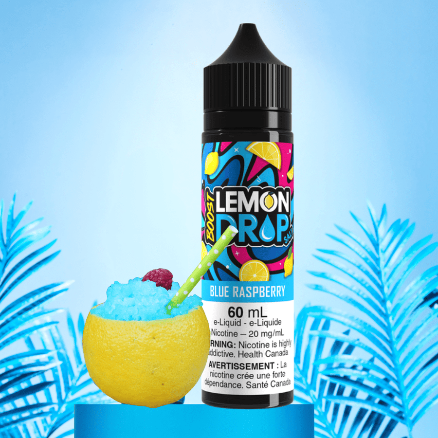Lemon Drop Boost Salt Nic 60ml - Blue Raspberry Airdrie Vape SuperStore and Bong Shop Alberta Canada