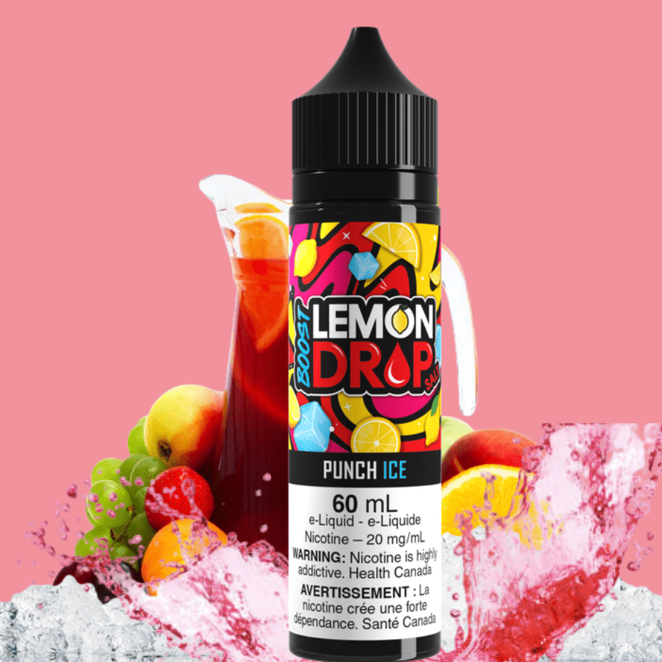 Lemon Drop Boost Salt Nic 60ml-Punch Ice Airdrie Vape SuperStore and Bong Shop Alberta Canada