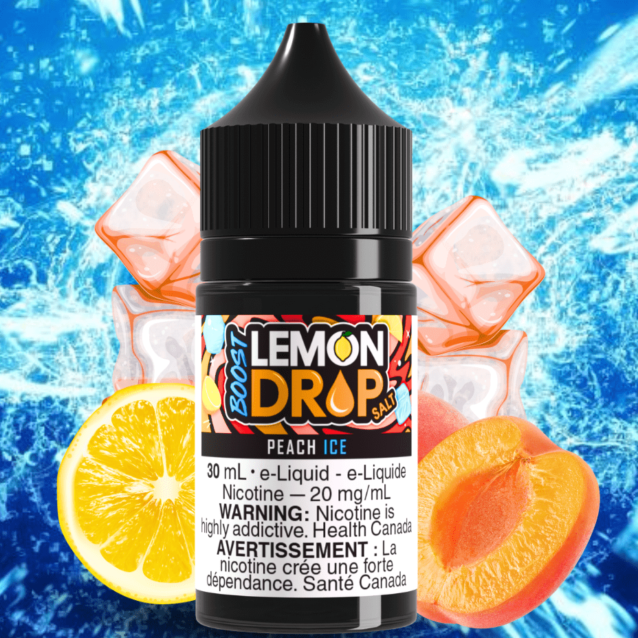 Lemon Drop Boost Salt - Peach Ice Airdrie Vape SuperStore and Bong Shop Alberta Canada