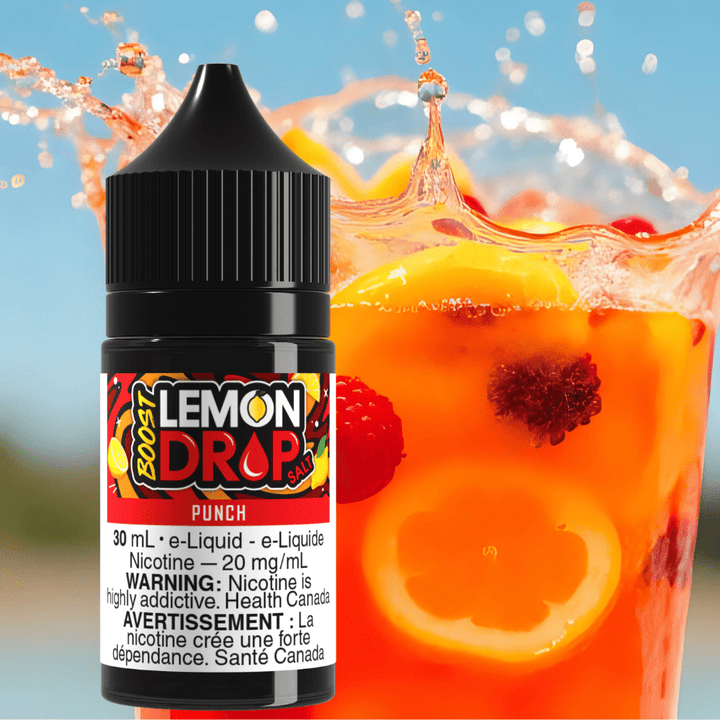 Lemon Drop Boost Salt - Punch Airdrie Vape SuperStore and Bong Shop Alberta Canada