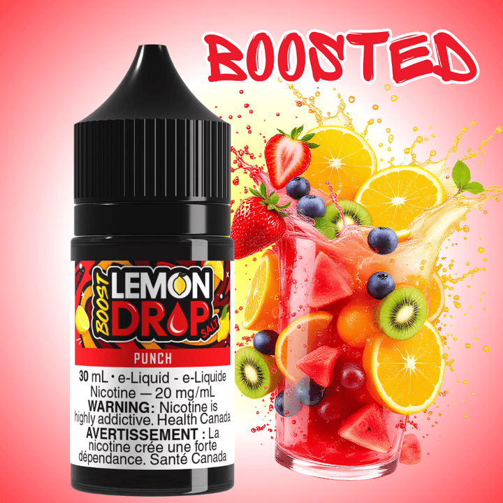 Lemon Drop Boost Salt - Punch Airdrie Vape SuperStore and Bong Shop Alberta Canada