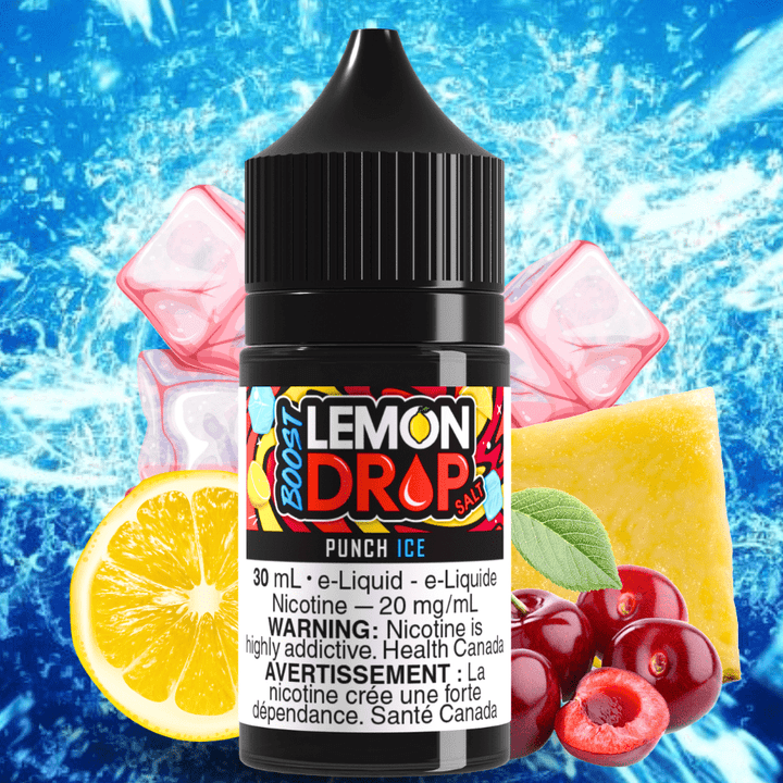 Lemon Drop Boost Salt - Punch Ice Airdrie Vape SuperStore and Bong Shop Alberta Canada