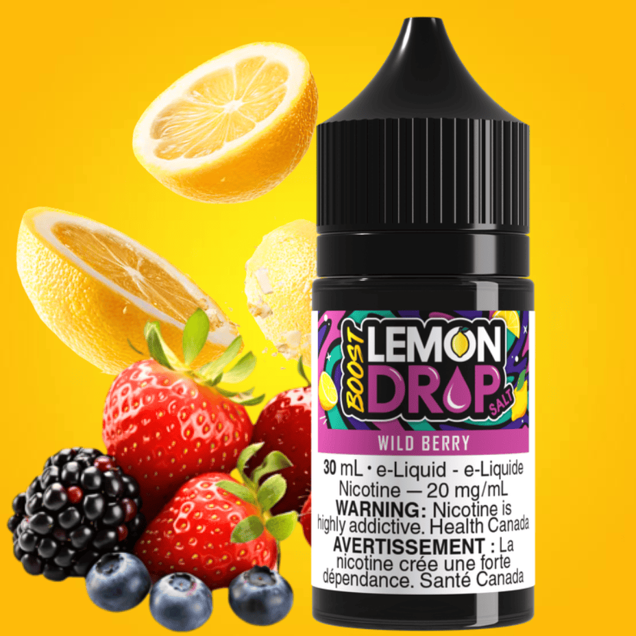 Lemon Drop Boost Salt - Wild Berry 30ml Airdrie Vape SuperStore and Bong Shop Alberta Canada