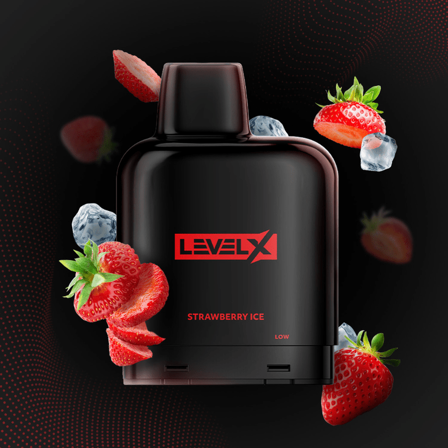 Level X Essential Pod-Strawberry Ice 7000 Puffs / 20mg Airdrie Vape SuperStore and Bong Shop Alberta Canada