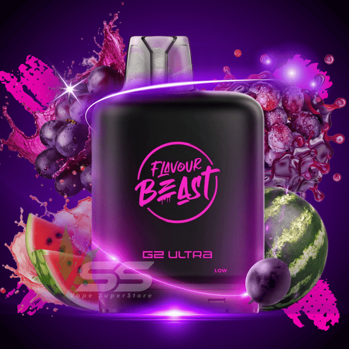 Level X G2 Ultra Flavour Beast Pod 50k-Gleamin Grape Watermelon Mint Iced Airdrie Vape SuperStore and Bong Shop Alberta Canada