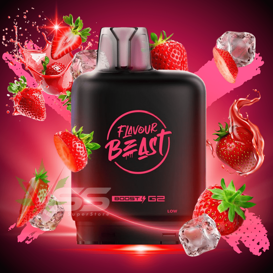 Level X G2 Ultra Flavour Beast Pod 50k-Smashin Strawberry Jewel Iced Airdrie Vape SuperStore and Bong Shop Alberta Canada