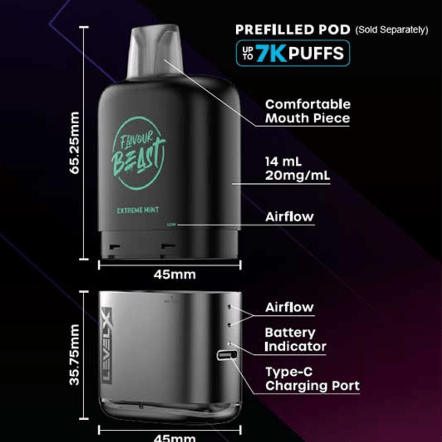 level x vape pod Level X Pod System Device Kit-Airdrie Vape SuperStore & Bong Shop AB
