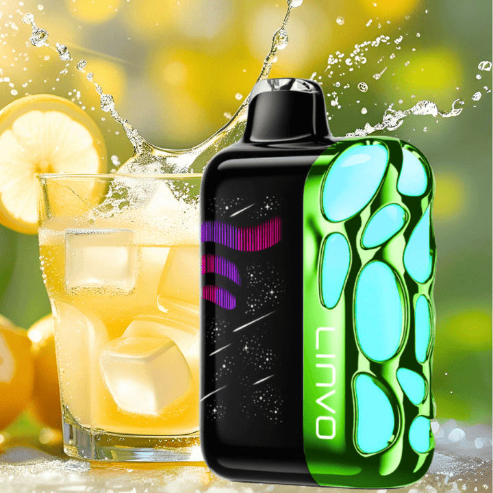 Linvo Rave 60k Disposable Vape-Lemon D 60000 Puffs / 20mg Airdrie Vape SuperStore and Bong Shop Alberta Canada