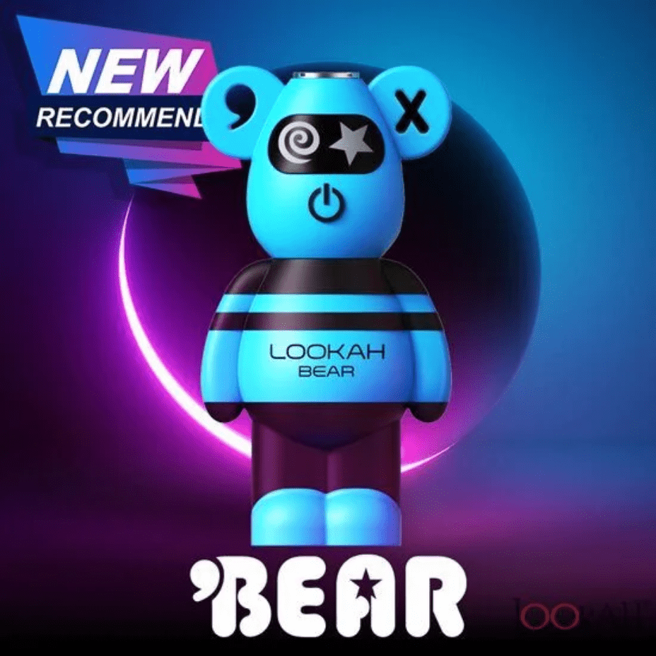 Lookah Bear 510 Thread Battery 500mAh / Blue Airdrie Vape SuperStore and Bong Shop Alberta Canada
