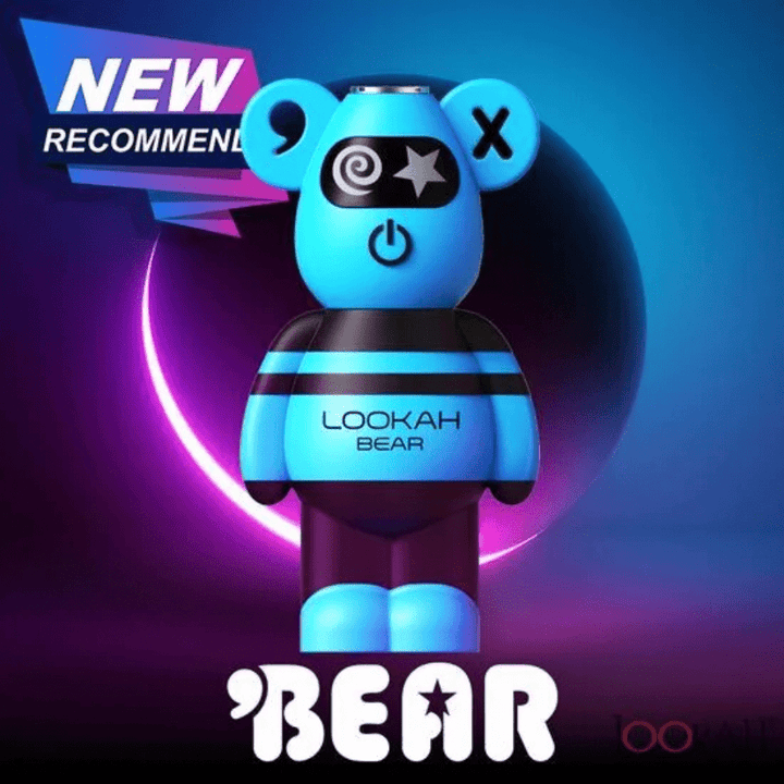 Lookah Bear 510 Thread Battery 500mAh / Blue Airdrie Vape SuperStore and Bong Shop Alberta Canada